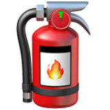 Apple(iPhone) Fire Extinguisher Emoji