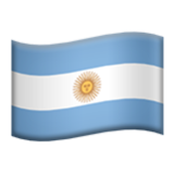 Apple(iPhone) Flag: Argentina Emoji