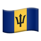 Apple(iPhone) Flag: Barbados Emoji