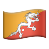 Apple(iPhone) Flag: Bhutan Emoji