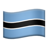 Apple(iPhone) Flag: Botswana Emoji