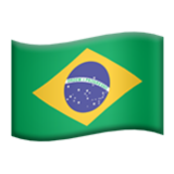 Apple(iPhone) Flag: Brazil Emoji