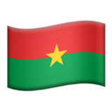 Apple(iPhone) Flag: Burkina Faso Emoji