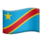 Apple(iPhone) Flag: Congo - Kinshasa Emoji