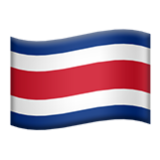 Apple(iPhone) Flag: Costa Rica Emoji