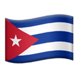 Apple(iPhone) Flag: Cuba Emoji