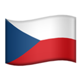 Apple(iPhone) Flag: Czechia Emoji