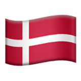 Apple(iPhone) Flag: Denmark Emoji