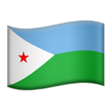 Apple(iPhone) Flag: Djibouti Emoji