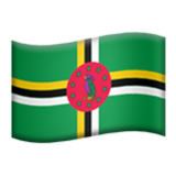 Apple(iPhone) Flag: Dominica Emoji