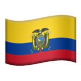 Apple(iPhone) Flag: Ecuador Emoji