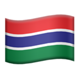 Apple(iPhone) Flag: Gambia Emoji