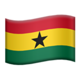 Apple(iPhone) Flag: Ghana Emoji