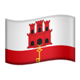 Apple(iPhone) Flag: Gibraltar Emoji