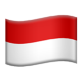 Apple(iPhone) Flag: Indonesia Emoji