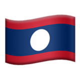 Apple(iPhone) Flag: Laos Emoji