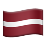 Apple(iPhone) Flag: Latvia Emoji