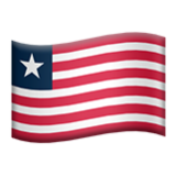 Apple(iPhone) Flag: Liberia Emoji