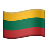 Apple(iPhone) Flag: Lithuania Emoji