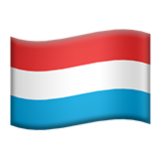 Apple(iPhone) Flag: Luxembourg Emoji