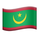 Apple(iPhone) Flag: Mauritania Emoji