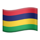 Apple(iPhone) Flag: Mauritius Emoji