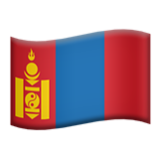 Apple(iPhone) Flag: Mongolia Emoji