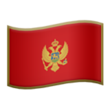 Apple(iPhone) Flag: Montenegro Emoji