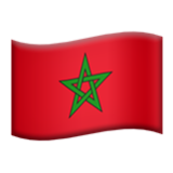 Apple(iPhone) Flag: Morocco Emoji