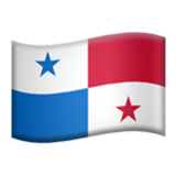 Apple(iPhone) Flag: Panama Emoji