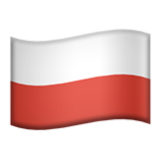 Apple(iPhone) Flag: Poland Emoji