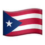 Apple(iPhone) Flag: Puerto Rico Emoji