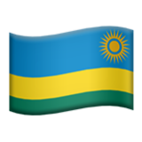 Apple(iPhone) Flag: Rwanda Emoji