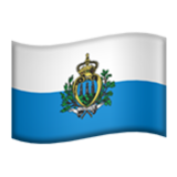 Apple(iPhone) Flag: San Marino Emoji