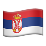 Apple(iPhone) Flag: Serbia Emoji