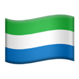 Apple(iPhone) Flag: Sierra Leone Emoji