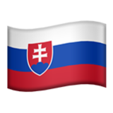 Apple(iPhone) Flag: Slovakia Emoji