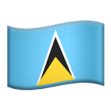 Apple(iPhone) Flag: St. Lucia Emoji