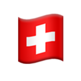 Apple(iPhone) Flag: Switzerland Emoji