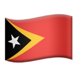 Apple(iPhone) Flag: Timor-Leste Emoji