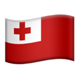 Apple(iPhone) Flag: Tonga Emoji