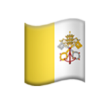 Apple(iPhone) Flag: Vatican City Emoji