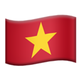 Apple(iPhone) Flag: Vietnam Emoji