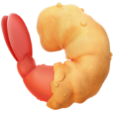 Apple(iPhone) Fried Shrimp Emoji