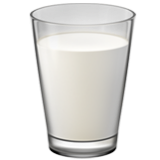 Apple(iPhone) Glass Of Milk Emoji