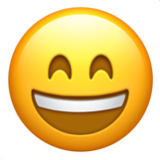 Apple(iPhone) Grinning Face With Smiling Eyes Emoji