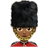 Apple(iPhone) Guard: Medium-Dark Skin Tone Emoji