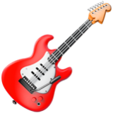 Apple(iPhone) Guitar Emoji