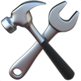 Apple(iPhone) Hammer And Wrench Emoji