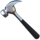 Apple(iPhone) Hammer Emoji